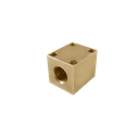 Madrevite Quadra in Bronzo D.16 P4 Dx Preforata