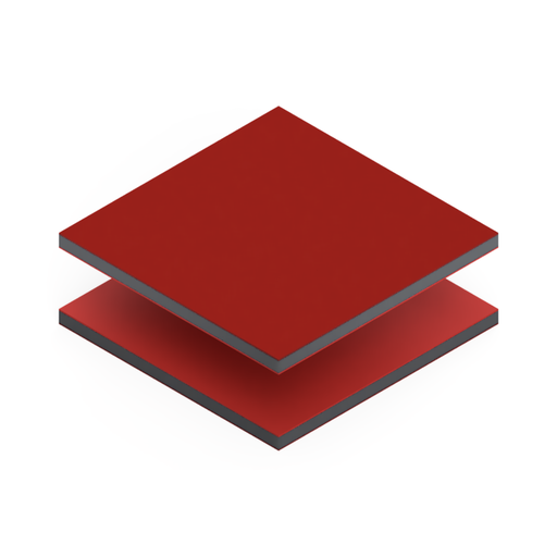 [00007093]  Dibond Red/Red 1500x3050x3