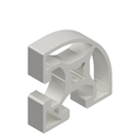 Profilo in Alluminio 45x45 C.10 Raggiato PR045045RP