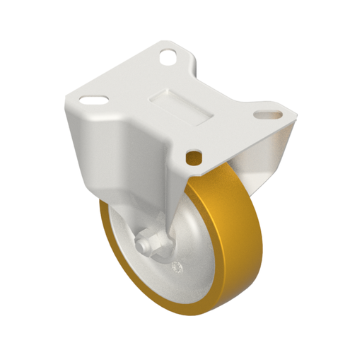 [00001858] Ruota d.100 Naylon/Wul. Piastra Fissa 21155