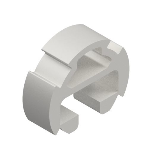 [00009339] Light pipy section with a closed round shape.