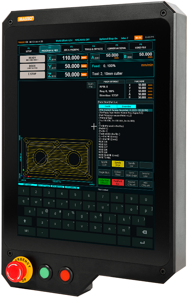 Controllo Masso G3 Touch 5 Axis