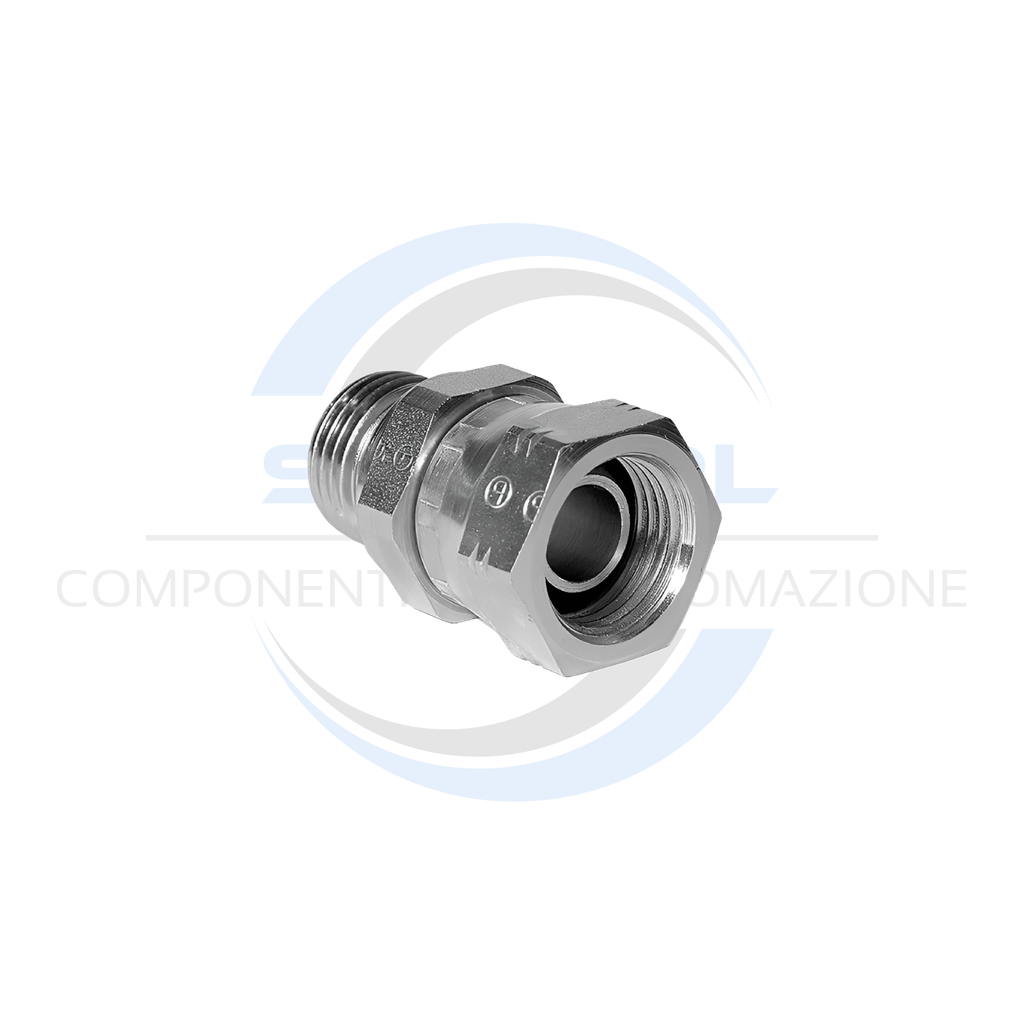 Raccordo Adattatore Diritto MF Girevole 1/4" 01MG04